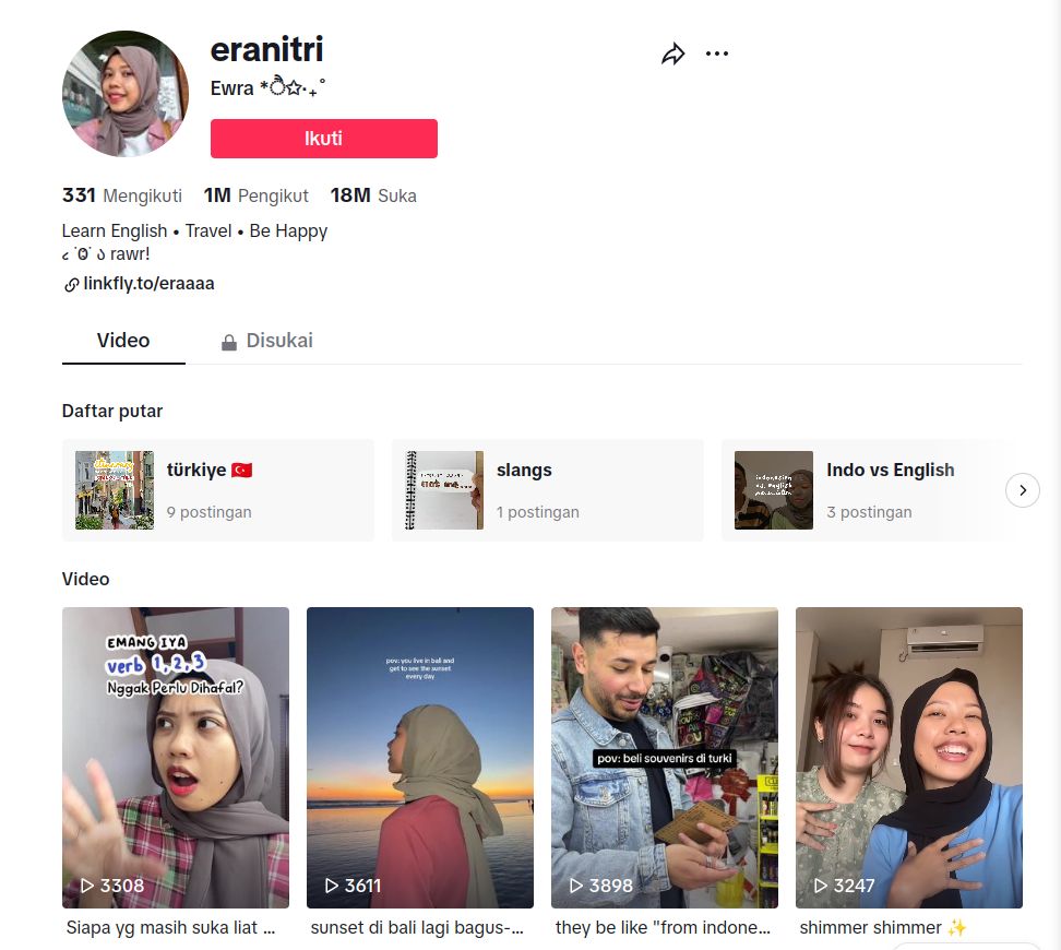 Akun TikTok Edukasi Seru