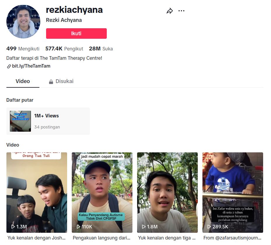 Akun TikTok Edukasi Seru