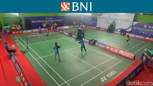Foto Partai-partai Semifinal BNI Sirkuit Nasional B Sulsel 2023