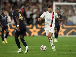 Christian Pulisic, penyerang sayap AC Milan yang baru dibeli dari Chelsea. Pulisic masih berusia 24 tahun (Reuters)