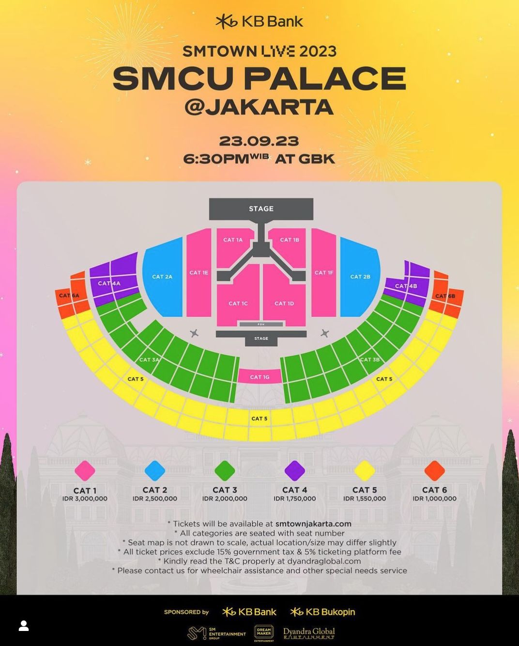 Harga tiket SMTOWN LIVE 2023