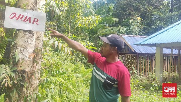 Kepala Kampung Bariat, Adrianus Kaemeray saat ditemui di Distrik Konda, Papua Barat Daya, Kamis (27/7/2023).