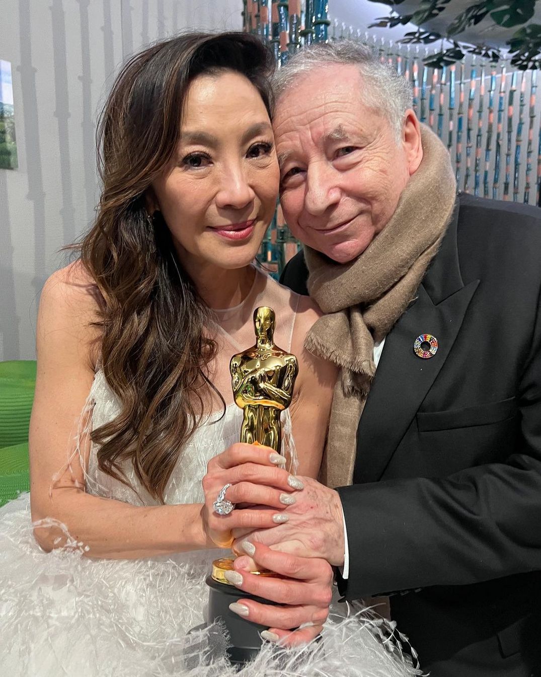 Michelle Yeoh dan Jean Todt