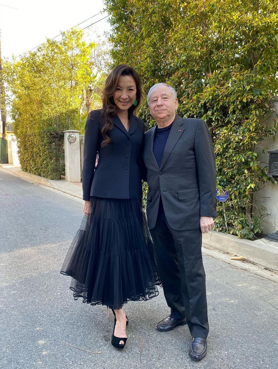 Michelle Yeoh dan Jean Todt