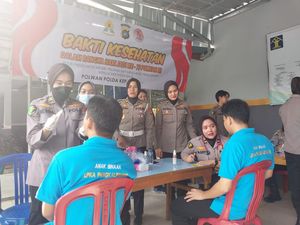 Polwan Polda Babel Cek Kesehatan Napi Anak di Pangkalpinang