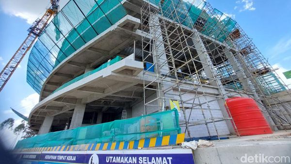 Potret Terkini Pembangunan Istana Presiden dan Kemenko Perekonomian