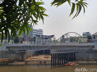 Sodetan Ciliwung Hampir Rampung, Begini Penampakannya