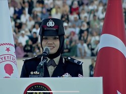 Briptu Nissa Lulusan Terbaik Akpol Turki, Dilantik di Hadapan Erdogan