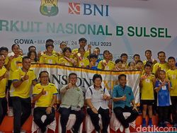 Mansion Exist Sabet Medali Terbanyak di BNI Sirnas B Sulsel 2023