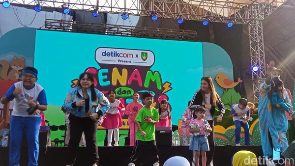 Jan Ethes Ajak Teman-teman Latihan Senam Ceria Anak Indonesia