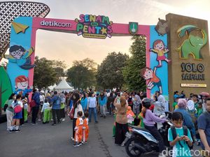 Jelang Senam dan Pentas Ceria Anak Indonesia, Solo Safari Rame Banget!