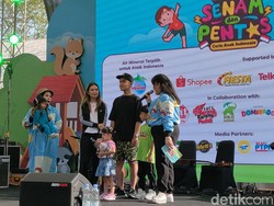 Senam dan Pentas Ceria Anak Indonesia di Solo Safari, Gibran: Acaranya Bagus