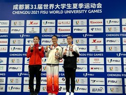 Rara Sabet Medali Emas di FISU World University Games