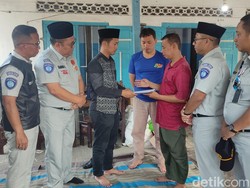 Jasa Raharja Serahkan Santunan Korban Luxio Ditabrak KA Dhoho di Jombang