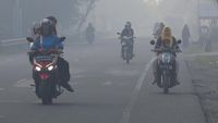 Aceh Barat Tertutup Asap Pekat Imbas Karhutla