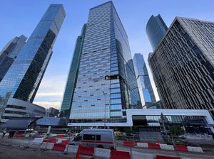 Kondisi Gedung Bertingkat di Moskow yang Diserang Drone