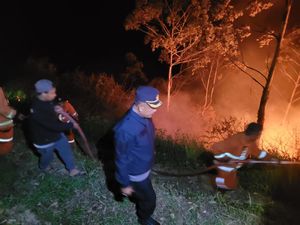Lahan di Bukit Merek Terbakar Selama 12 Jam, Polisi Selidiki