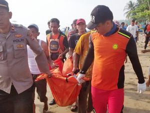 Bocah 10 Tahun Tewas Hanyut Terseret Ombak di Lampung