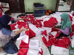 Semringahnya Perajin Bendera di Boyolali Raup Cuan Jelang 17-an
