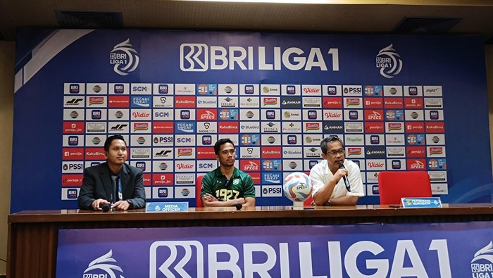 Konferensi pers Persebaya Surabaya usai dikalahkan Persija Jakarta 0-1 di lanjutan Liga 1 2023.