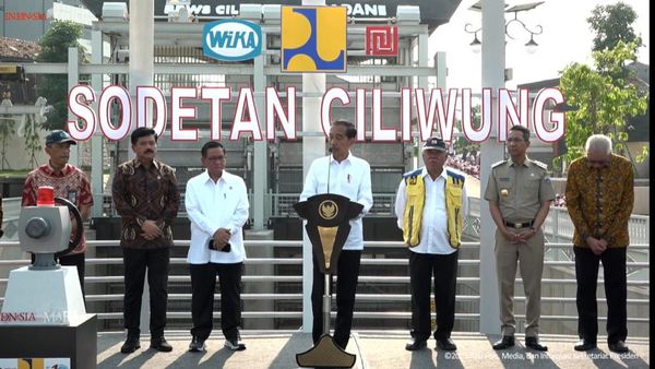 Penampakan Sodetan Ciliwung yang Diresmikan Jokowi
