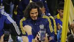 Edinson Cavani Resmi Diperkenalkan Sebagai Pemain Baru Boca Juniors