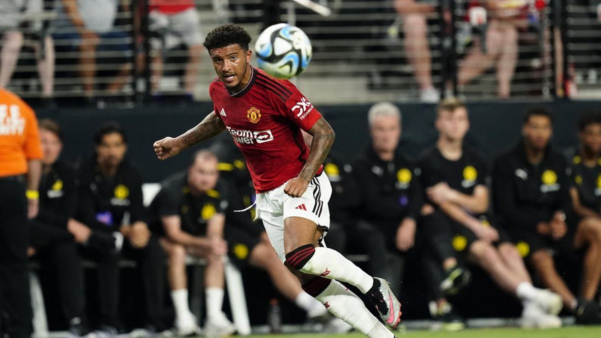 Jadon Sancho dikabarkan menuju Chelsea. (Foto: USA TODAY Sports via Reuters Con/Lucas Peltier)