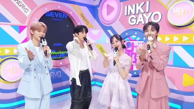 Jungkook BTS di Inkigayo