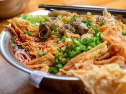 Meski Baunya Busuk, Mie Siput Kini Mulai Digemari di Asia