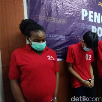 Polres Jakpus menangkap wanita hamil asal Kenya pembawa 5 kg sabu