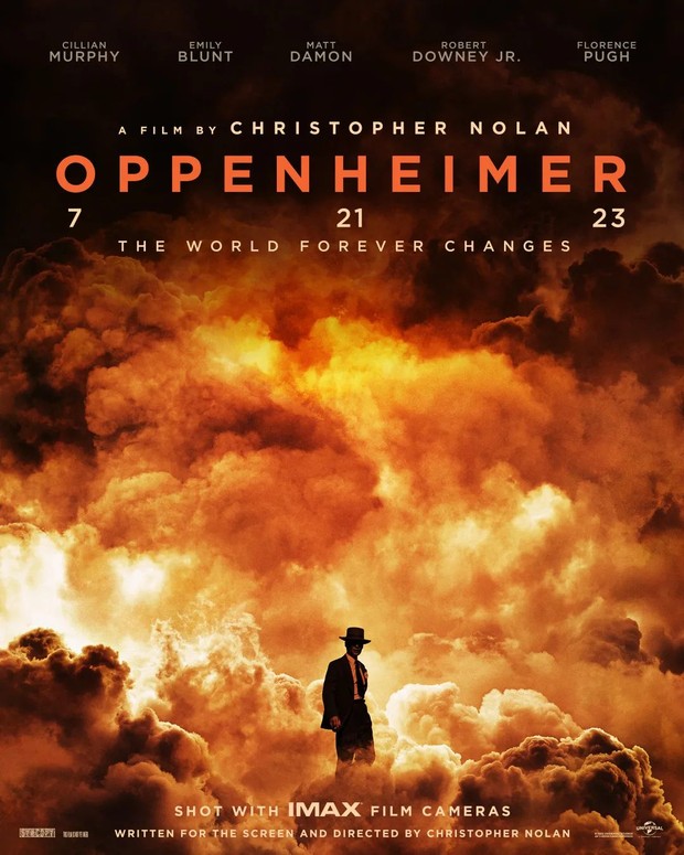 Poster Film Oppenheimer/ Foto: Instagram/oppenheimermovie Foto: Instagram/oppenheimermovie