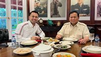 8 Potret Keakraban Raffi Ahmad-Prabowo hingga Makan Siang Bareng