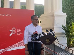 Sandiaga Papasan dengan Prabowo Usai Bertemu Jokowi di Istana Sore Ini