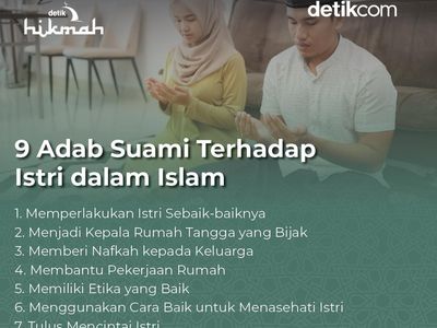 Infografis: 9 Adab Suami Terhadap Istri dalam Islam
