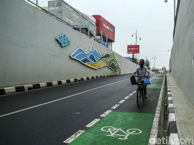 Asyik... Depok Kini Punya Jalur Sepeda