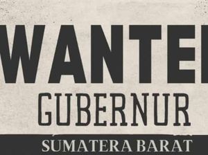 LBH Padang Sebar Poster Wanted Gubernur Sumatera Barat