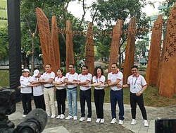 Heru Budi dan Delegasi MGMAC 2023 Resmikan Taman ASEAN di Jaksel