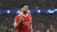 The Athletic melaporkan penyerang 22 tahun itu dikontrak semusim hingga 2024, namun setelahnya akan ditebus seharga 65 juta Euro plus potensi bonus sebesar 15 juta Euro. Skema ini diyakini bertujuan mencegah PSG melanggar aturan Financial Fair Play. (AP/Armando Franca)