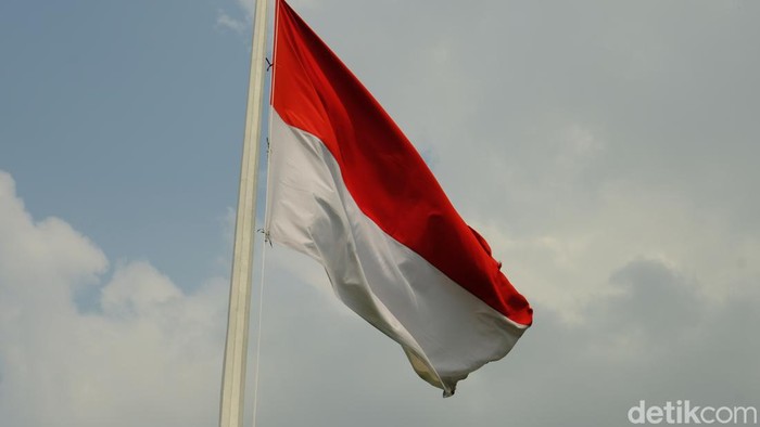 Ilustrasi bendera Indonesia