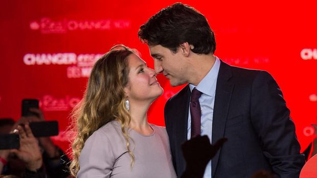 Justin Trudeau dan Sophie Gregoire
