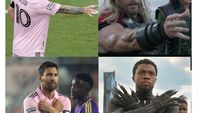 Meme Messi Menangkan Lagi Inter Miami, Selebrasi Wakanda Forever