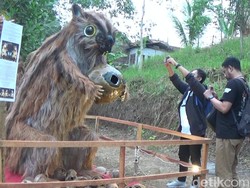 Kreatif! Ada 19 Patung dari Limbah Alam di Winong Artnival Banjarnegara