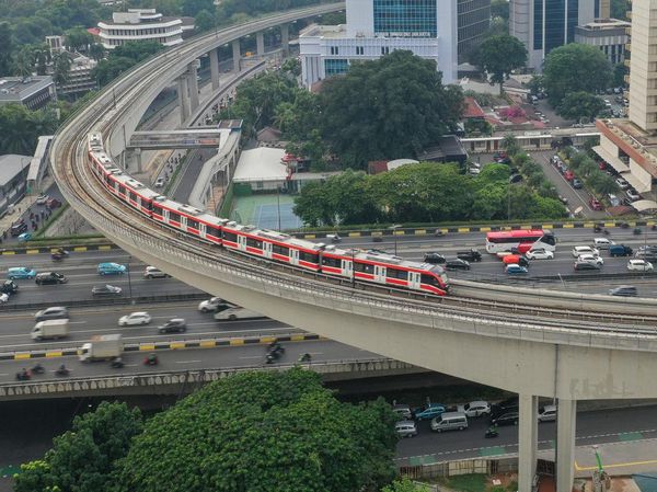 Penampakan Longspan LRT Jabodebek yang Disebut Salah Desain