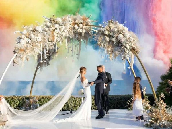 Pernikahan Mewah Ashley Cole dengan Model Italia, John Terry Sumbang Lagu