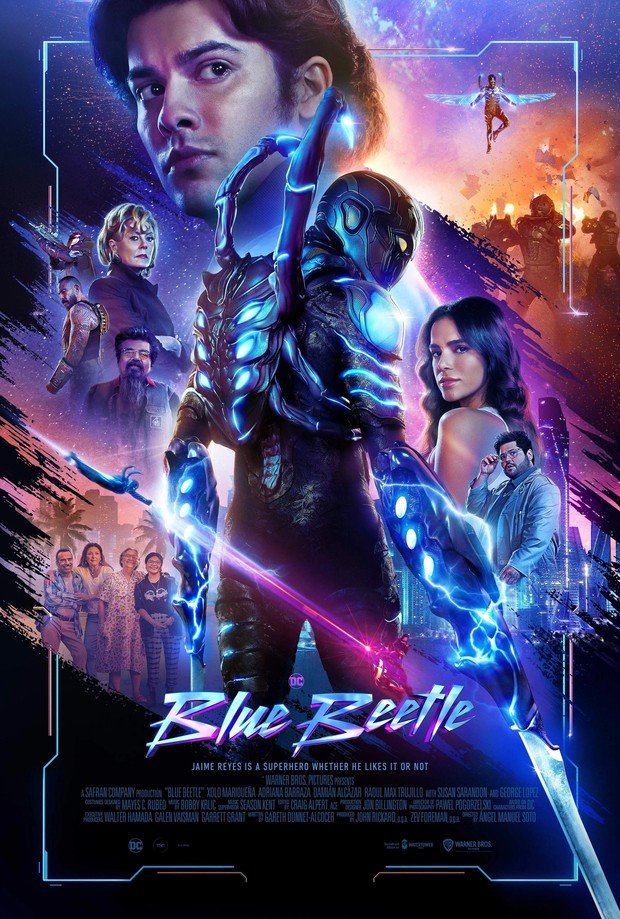 Poster film Blue Beetle/foto:IMDB Poster film Blue Beetle.