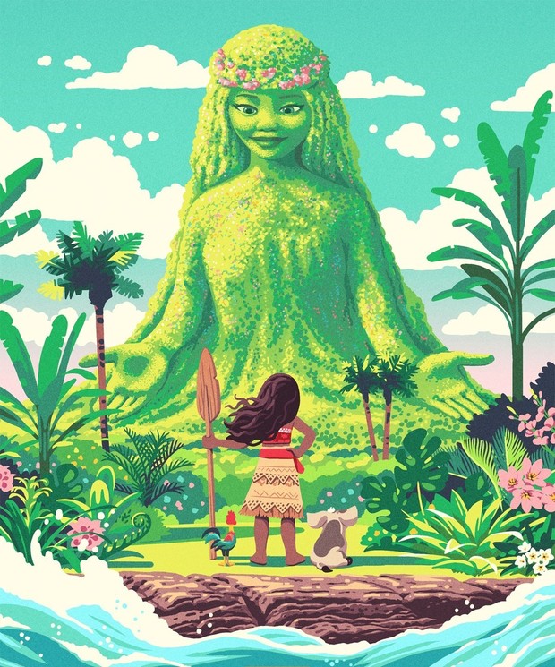 Potret animasi Moana/instagram/disney Potret animasi asal Disney yang bertajuk Moana.
