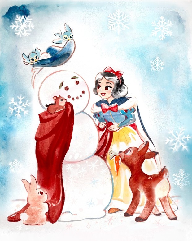 Potret animasi Snow White/instagram/pollypocket.official Potret animasi asal Disney yang bertajuk Snow White.