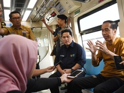 Erick Jamin LRT Jabodebek Aman: Pak Presiden Aja Naik 3 Kali