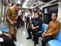 Jokowi Harap LRT Jabodebek Bisa Kurangi Kemacetan di Jakarta