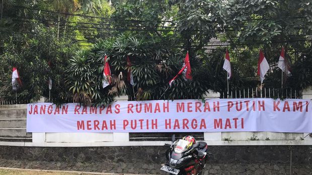 Rumah Guruh Soekarnoputra jelang diesekusi PN Jaksel (Azhar-detikcom)